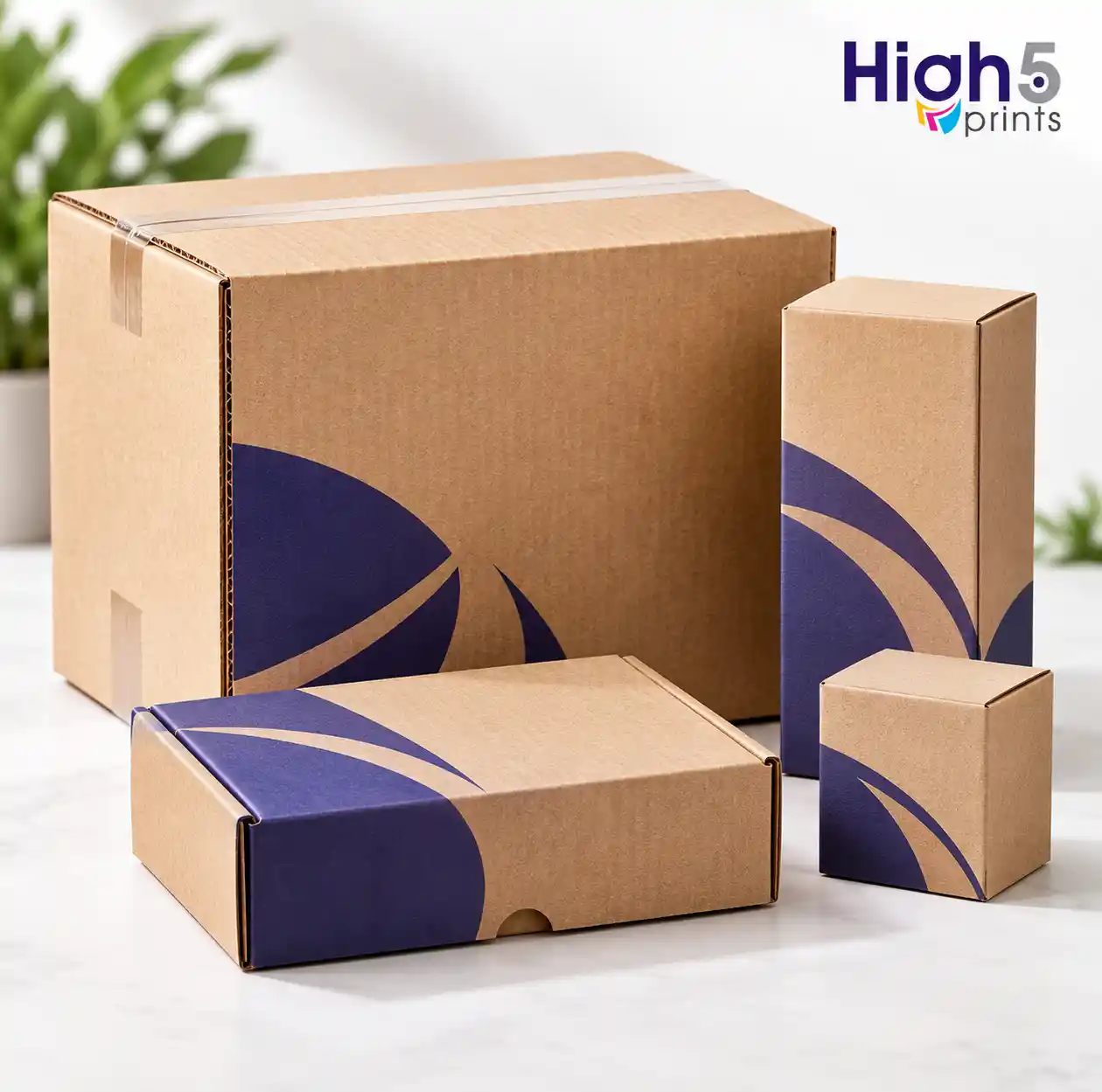 Corrugated secondary packaging printing