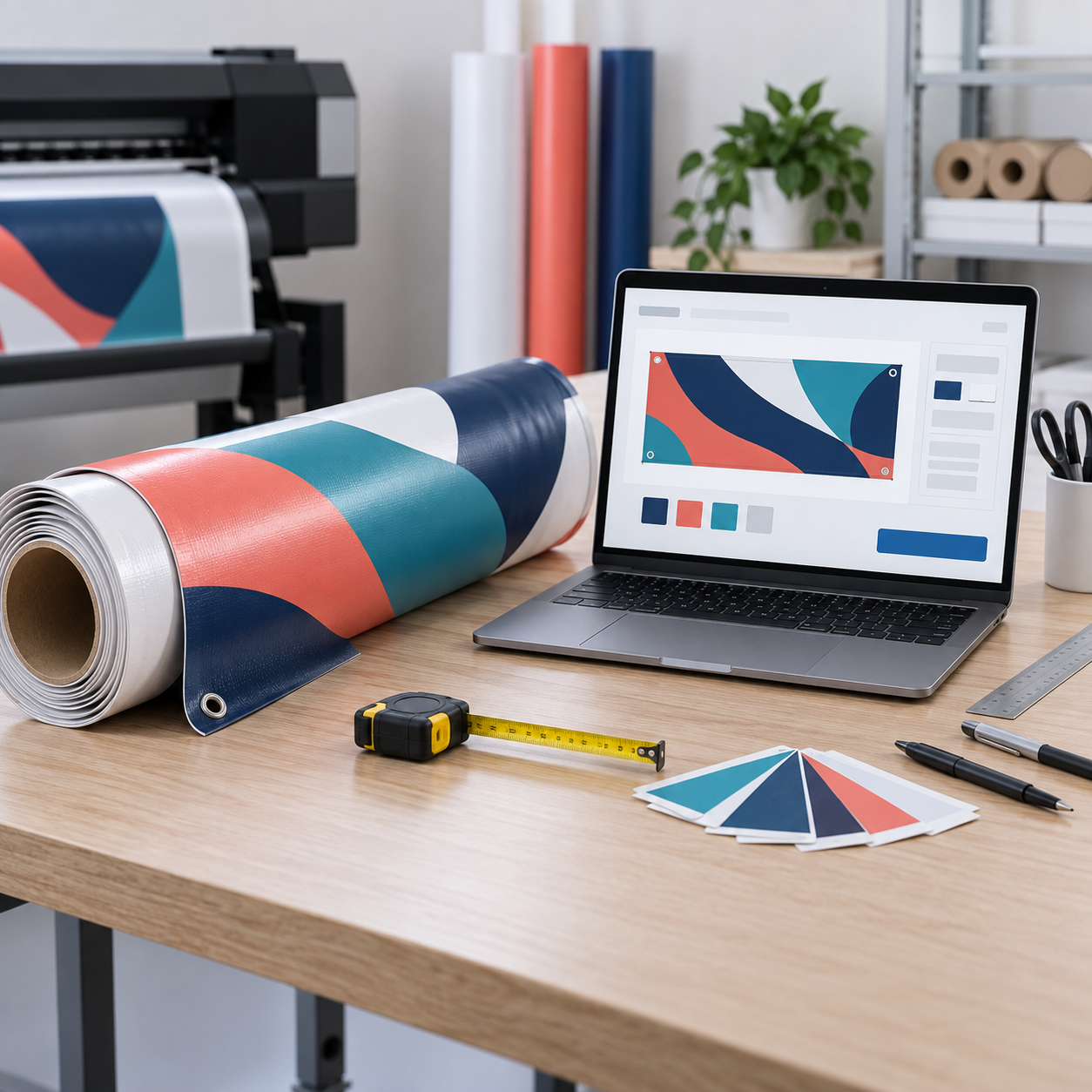 Online flex printing