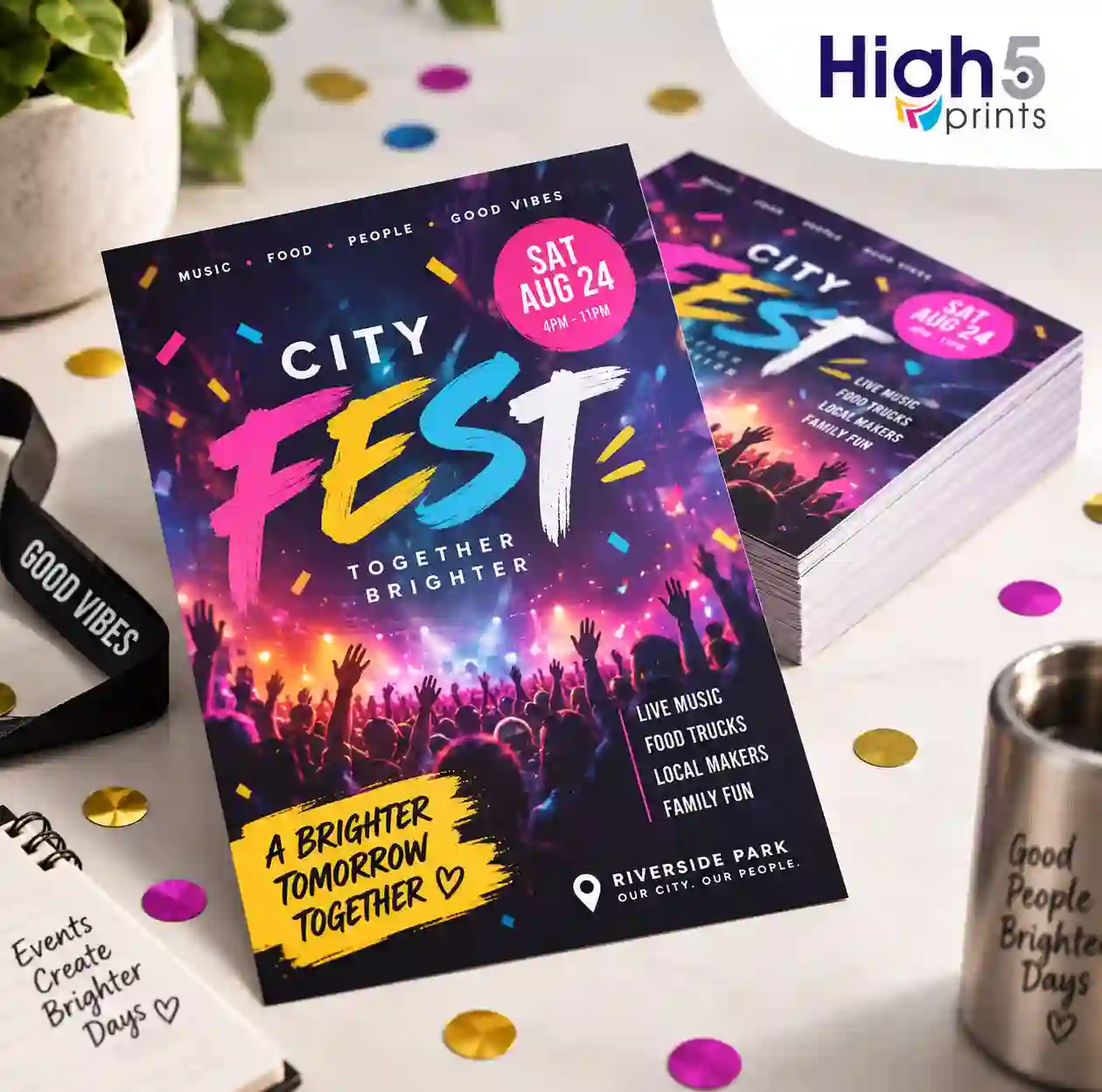 Event and promotional flyer printing