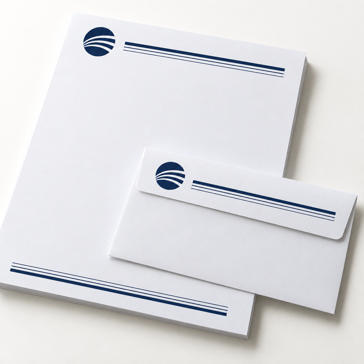 Single-colour letterhead printing