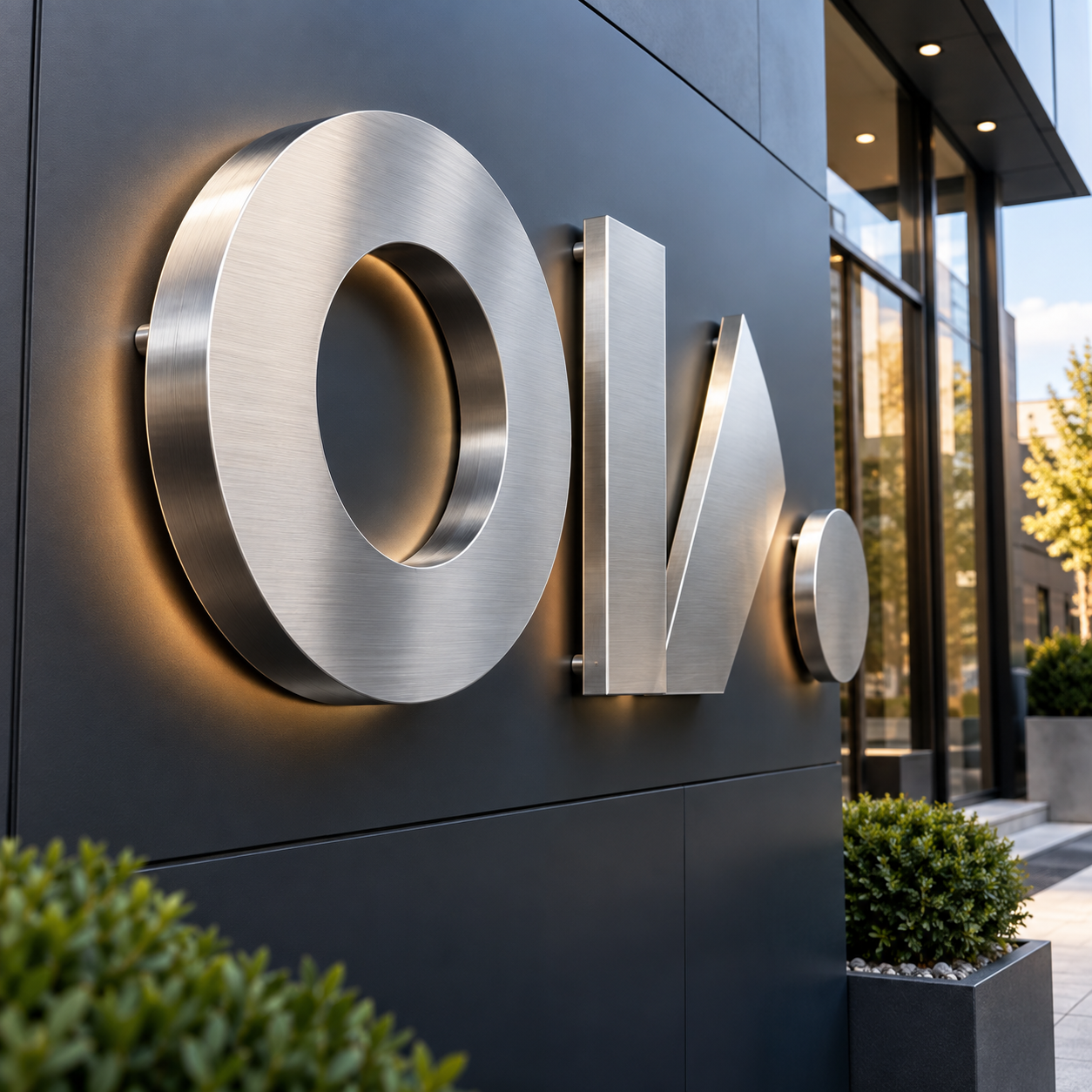Stainless steel and 3D letter signage