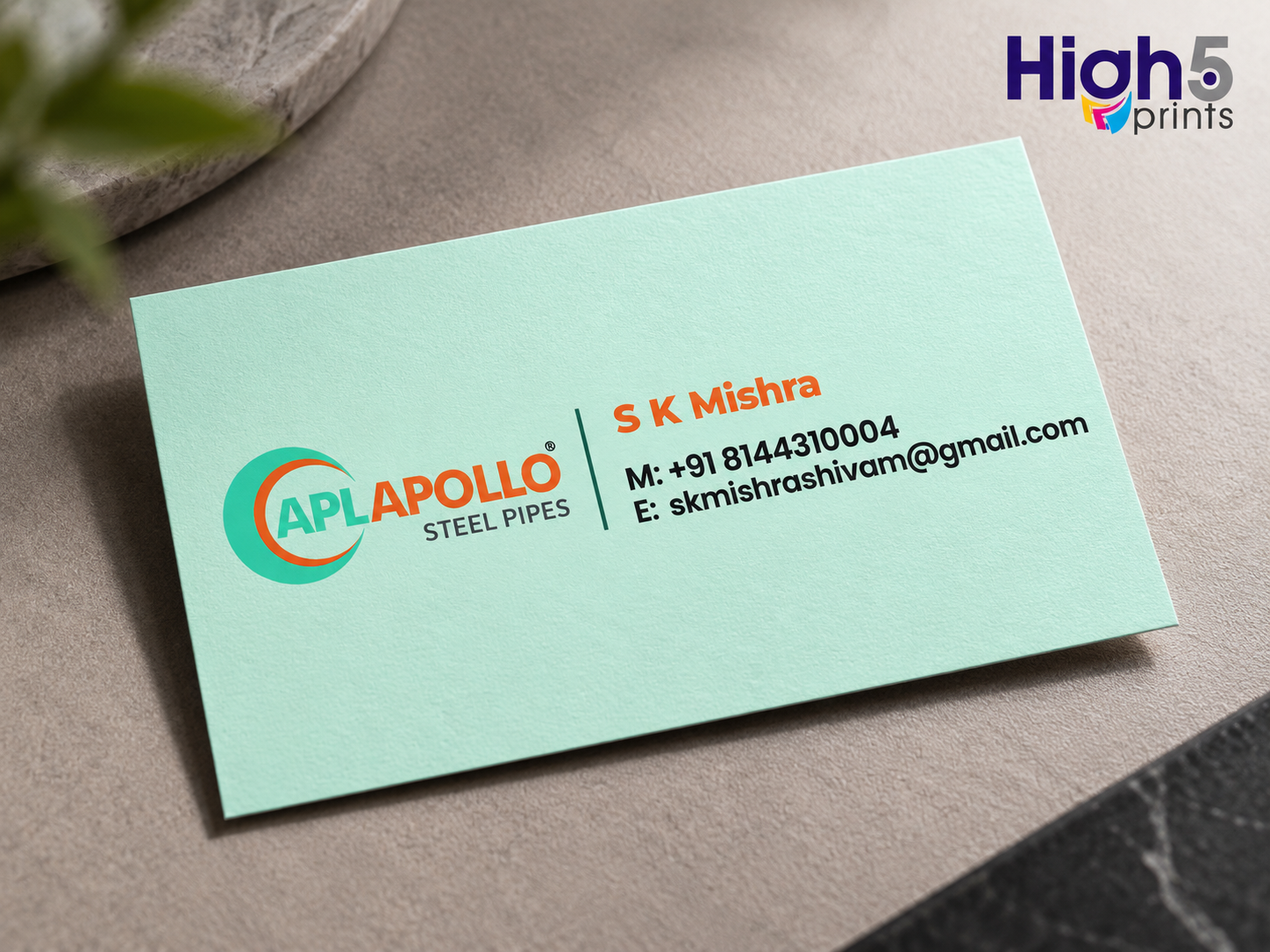 Spot UV business card printing